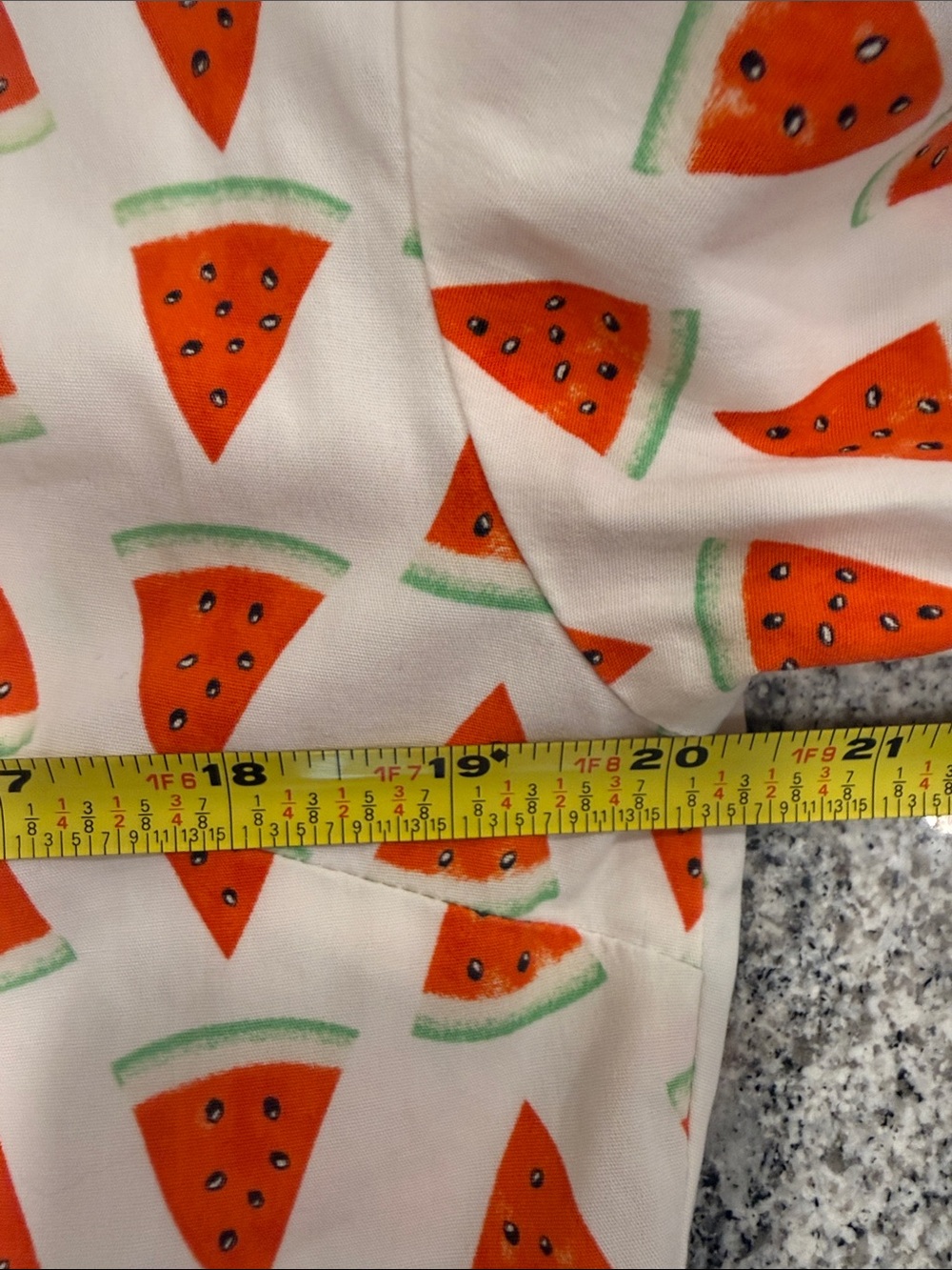 Maeve watermelon print tiered collar Blouse small - Picture 10 of 11